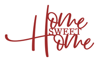 Home Sweet Home Metal Sign | Rustic Wall Art Décor | Housewarming Gift