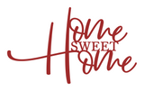 Home Sweet Home Metal Sign | Rustic Wall Art Décor | Housewarming Gift