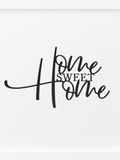 Home Sweet Home Metal Sign | Rustic Wall Art Décor | Housewarming Gift