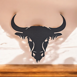 Buffalo Head Metal Sign - Rustic Home Decor Sign