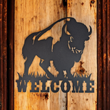 Buffalo Welcome Sign - Metal Welcome Sign