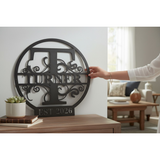 Personalized Metal Monogram Sign |  Custom Last Name