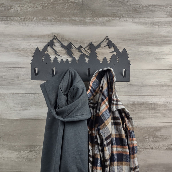 Mountain Scene Coat Hanger