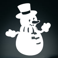 Snowman décor sign